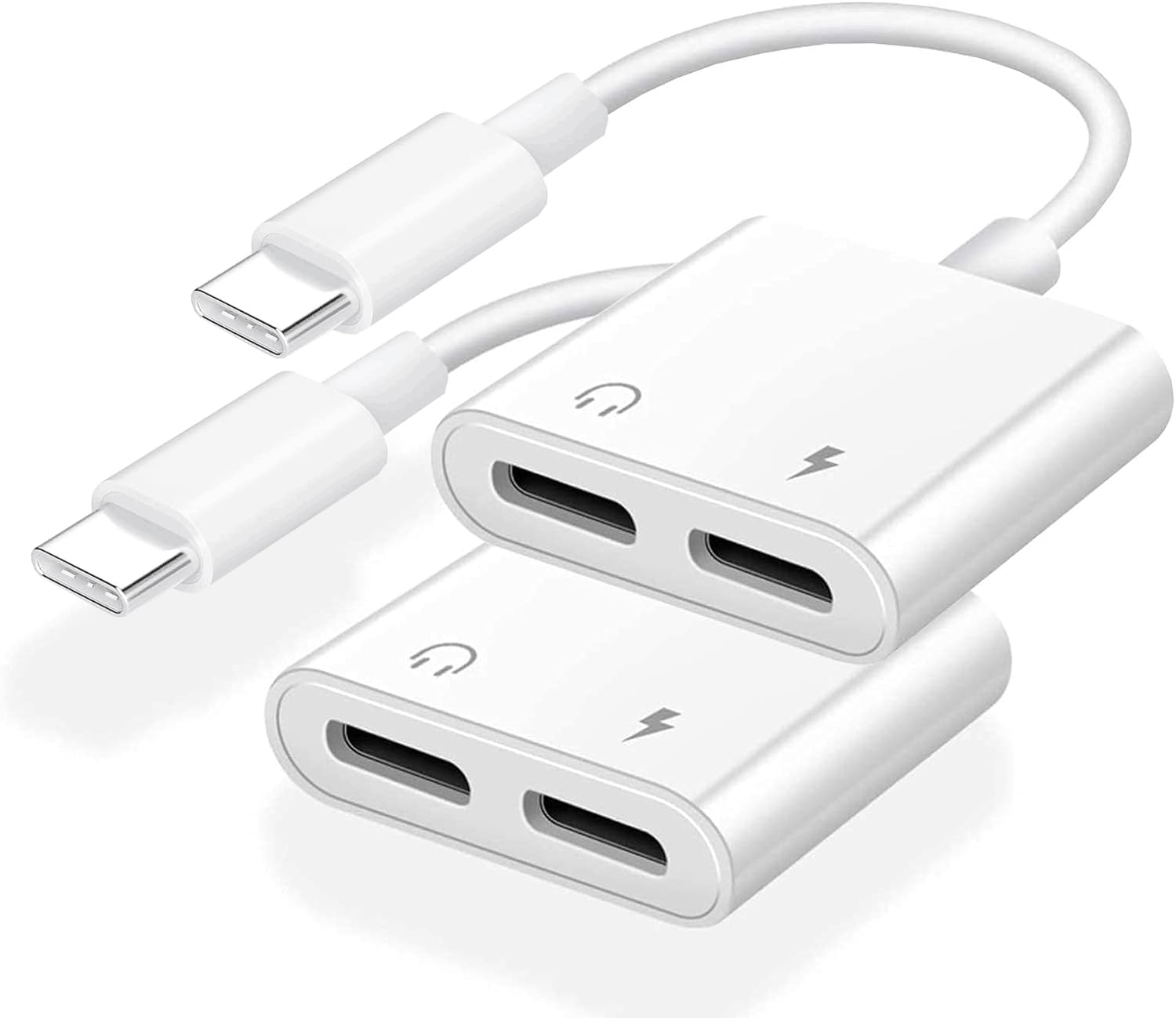 Amazon.com: Dual USB C Headphone and Charger Adapter for iPhone 16